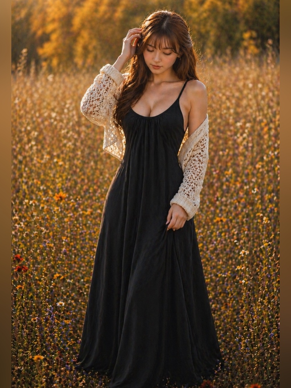New EXPRESS Scoopneck drapey + flowy flattering stretchy open back maxi dress